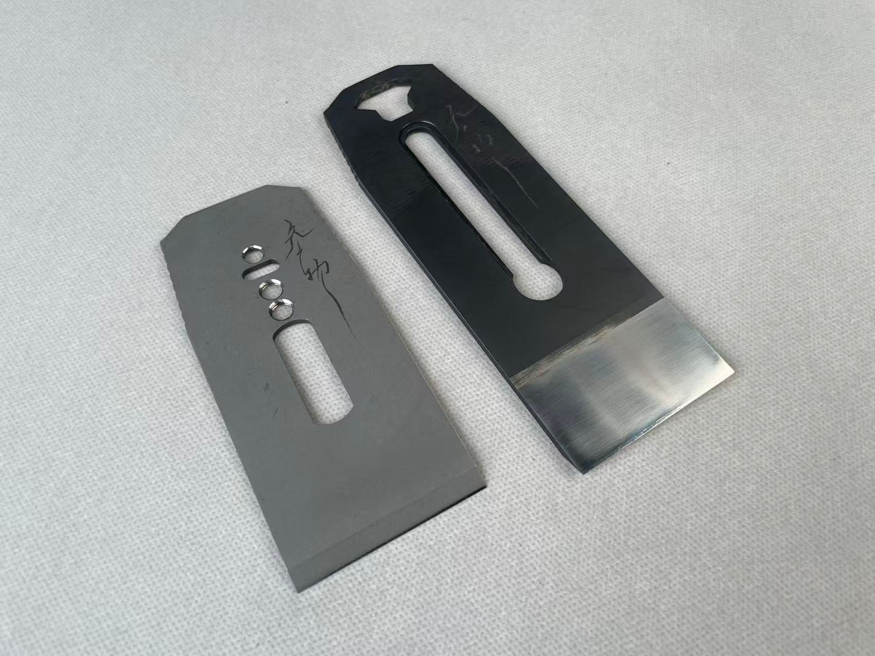 44mm Iron-based Metallic Plane Blade with Stainless Steel Chipbreaker（minor blemishes）