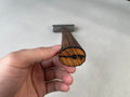 F-2 hammer (grain direction), cutting edge or working face detail
