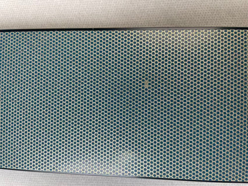 200 grit XL diamond plate (blem), cutting edge or working face detail