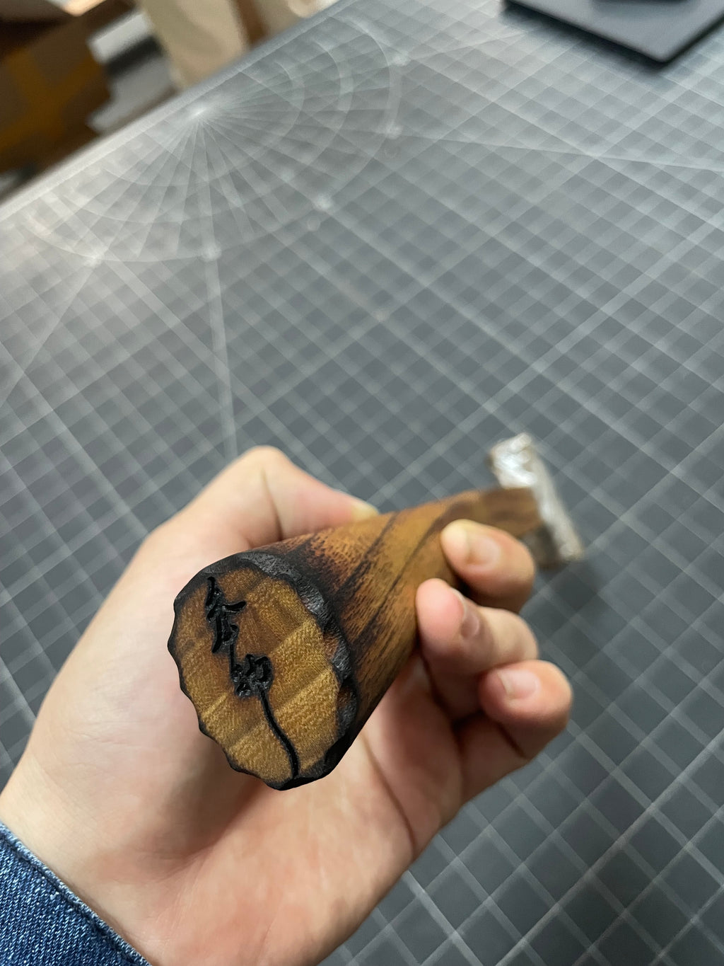 Zen-Wu F-2DS Damascus Steel Hammer（blem)