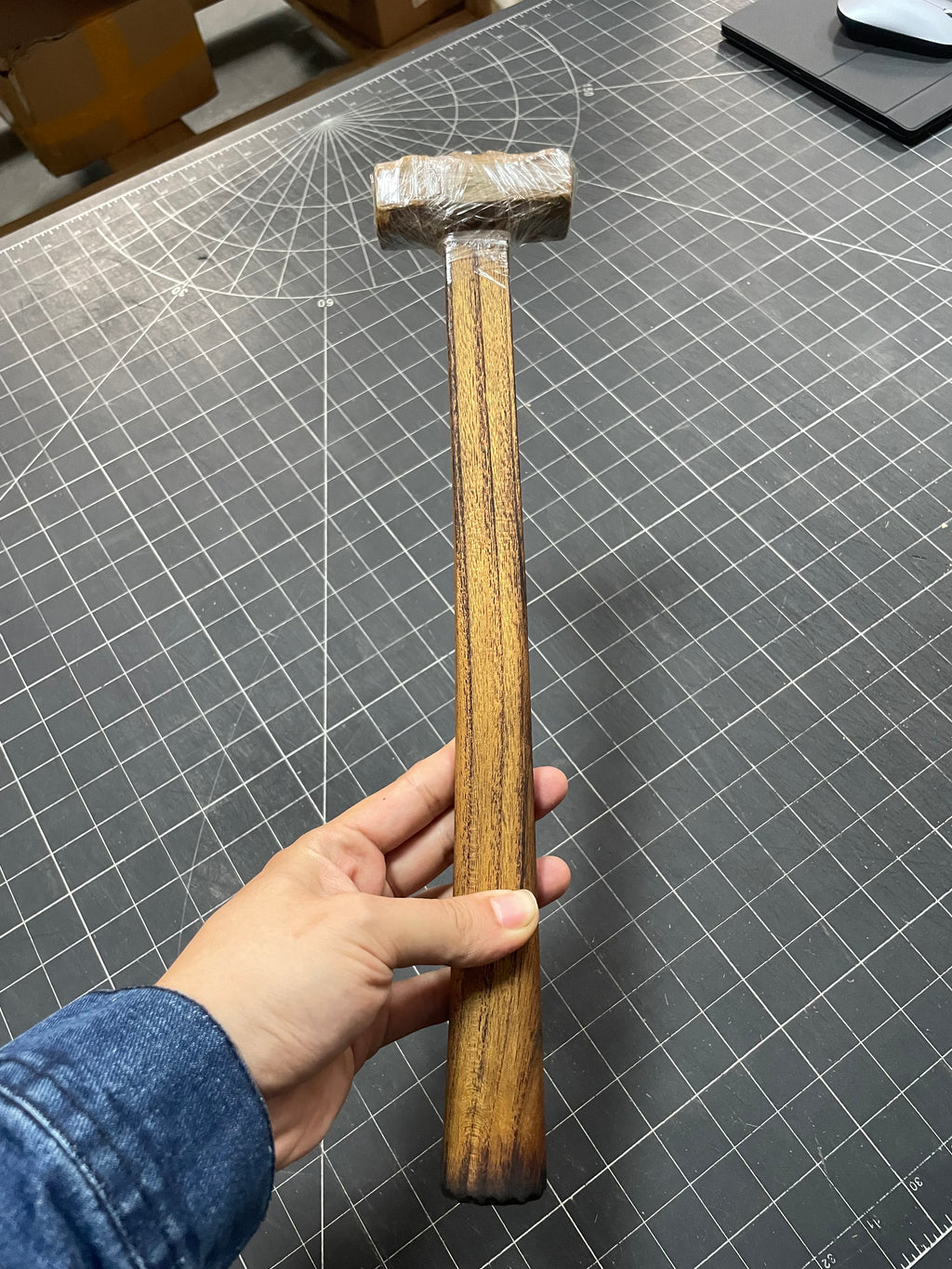 Zen-Wu F-2DS Damascus Steel Hammer（blem)