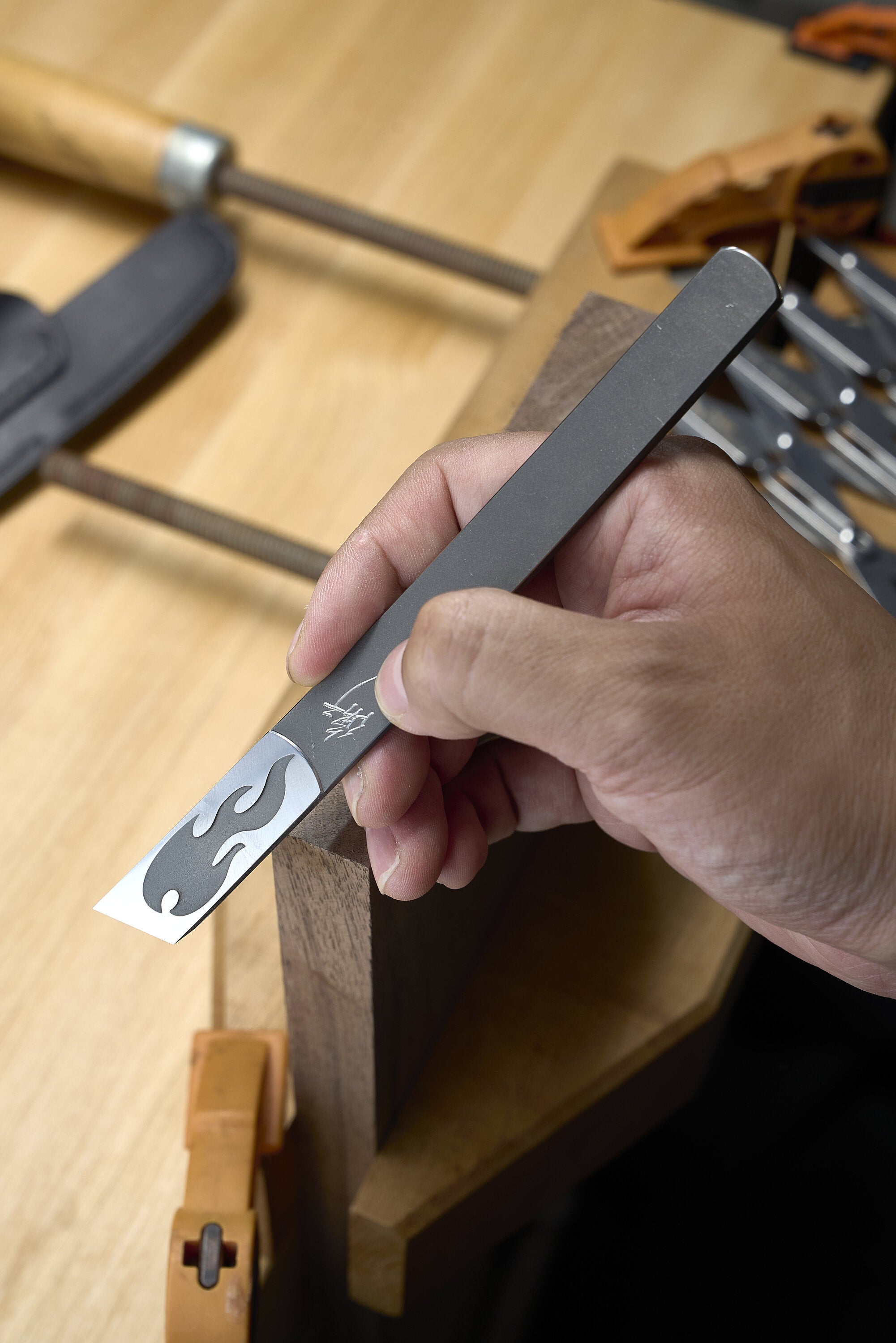 Zen-Wu Marking Knife: Shirabiki-style, Magnacut edge | Zen-Wu