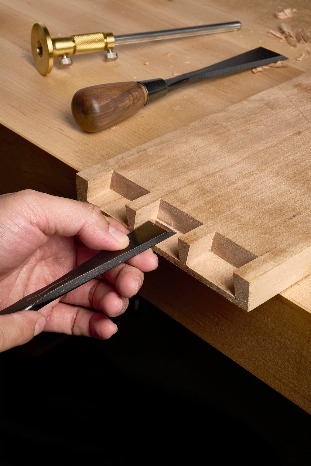 Zen-Wu Chinese Chisel, side profile