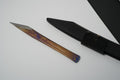 Zen-Wu G-2 Paring Knife, golden odd batch 001, with leather sheath